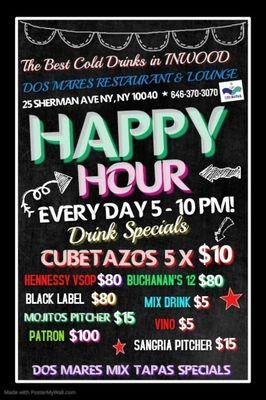 Happy Hour Specials 7 days