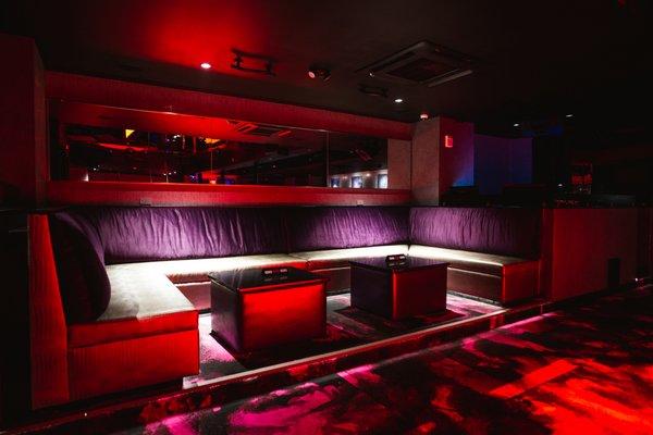 VIP Bottle Service Booths