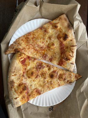 Two plain slices