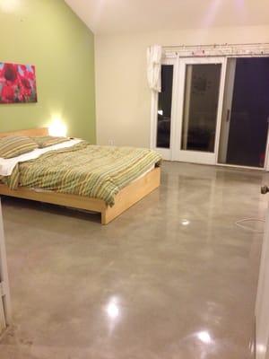 Love the polished concrete in our bedroom by TNT Carpet Care. Gorgeous results.