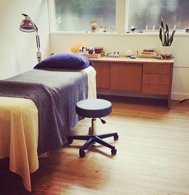 Our beautiful treatment room