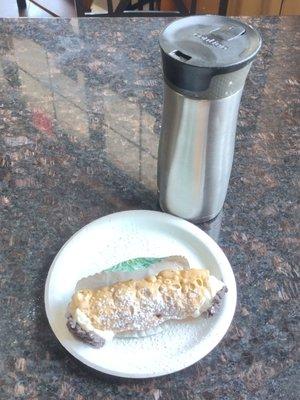 cannoli and coffee