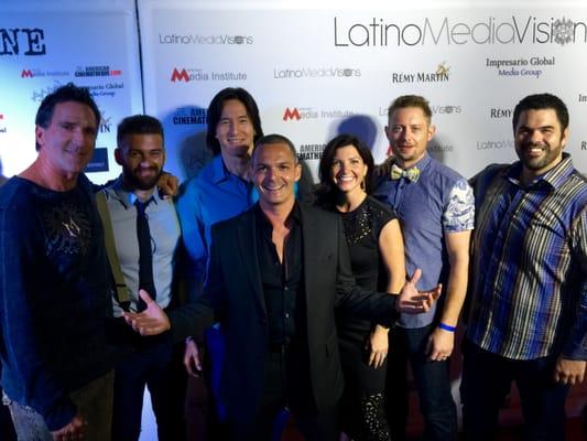 Manhattan Actor Studio Members walking the Red Carpet With Billy Gallo at Hollywood Premiere of Strike One