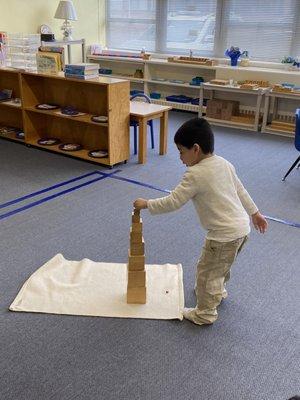 Building the Tower of cubes