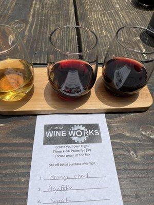 Wine flight