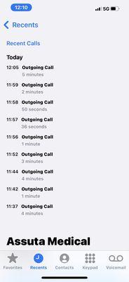 All the times I called today. Not once did we speak to anyone. Don't they have anyone to answer phone calls?