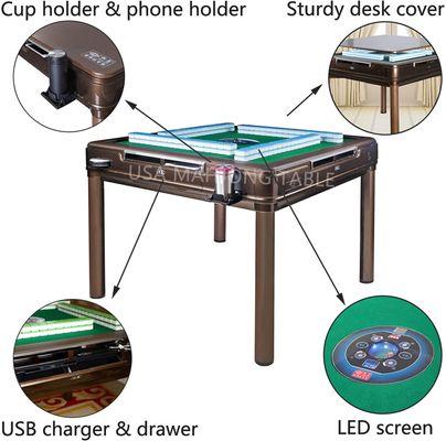 Automatic Mahjong Table with 4 Legs,Drawers Dining Table - Chinese/Philippine Style Extra Large Tiles