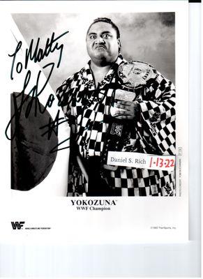 Thanks for buying my wrestling photo of Yokozuna