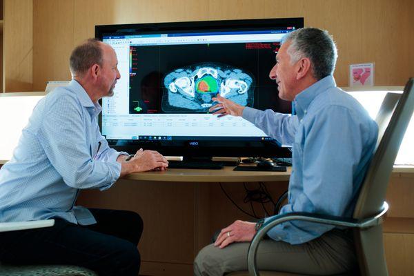 We use detailed imaging to create precise plans to target and destroy cancer, avoiding healthy tissues and organs.