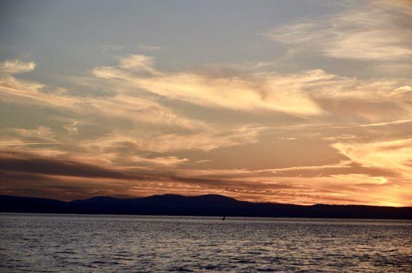 Sunset from the sailboat