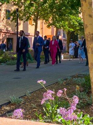 Queen Máxima visiting Stanford