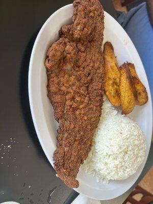 Bistec empanizado