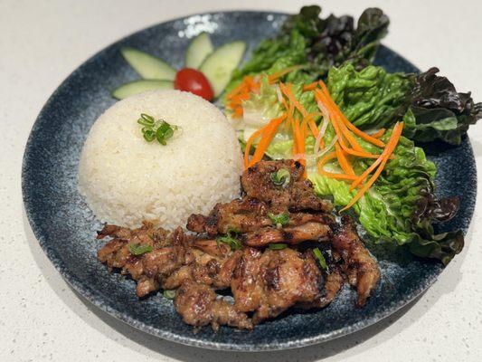 Com Ga Nuong / Grilled Chicken Rice Plate