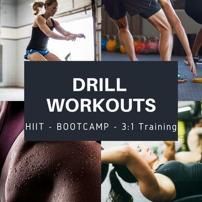 Live Stream, In-Person and On-Demand Drill Workouts