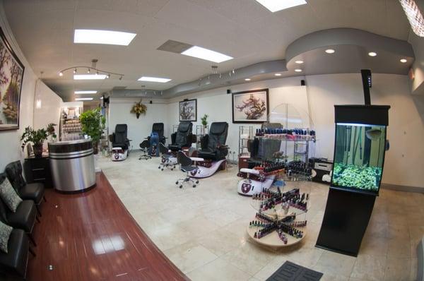 The main pedicure area.