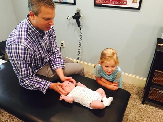 Dr. Jones loves keeping entire families happy and healthy! That starts by getting your spine checked early ~ we've had patien...