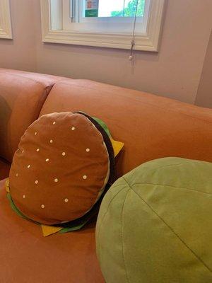 Hamburger pillow