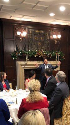 Speaking in NYC at the Harvard Club