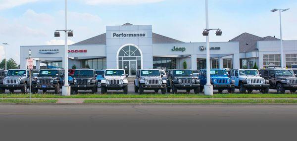 Performance Chrysler Jeep Dodge Ram in Centerville, OH.