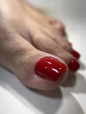 Gel pedicure