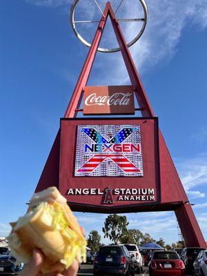 Turkey sandwich and a game