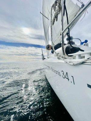 Winter sailing in Los Angeles