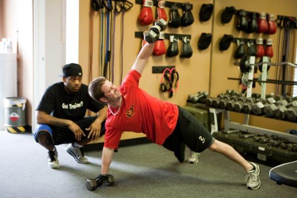 MLB Brando Decker with Trainer Albert Mccray