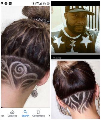 Undercut Design
For appointments call
Gerald Burnell- 404-723-4711