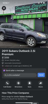 Southern Oregon Auto Sales