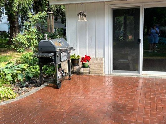 Backyard patio