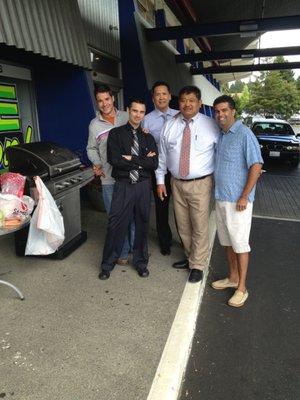 One of Our Famous Annual Dollar Car Sales BBQ's