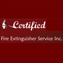 Certified Fire Extinguisher logo