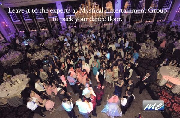 Packed dance floors by Mystical Entertainment Group at the Florentine Gardens