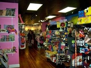 Inside of our store featuring dog toys!