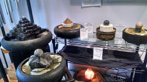 A great selection of fountains.