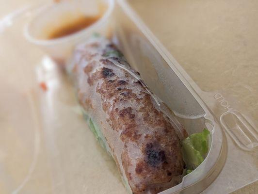 Grilled Pork Spring Roll - one roll of two left