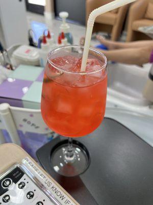 My strawberry  lime ‍ margarita was delish