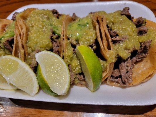 Street Tacos!  Friday and Saturday only.