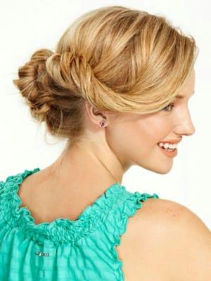 Simple prom hair