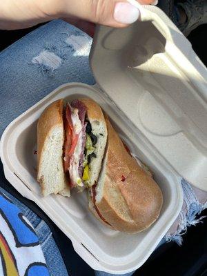 Italian grinder add turkey