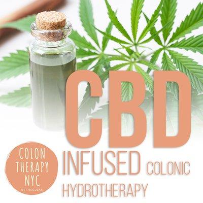 We source the highest quality, third-party lab tested Broad-Spectrum CBD to infuse in your colon hydrotherapy session.