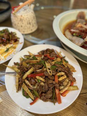 314. Bamboo Shoot Tips with Shredded Beef