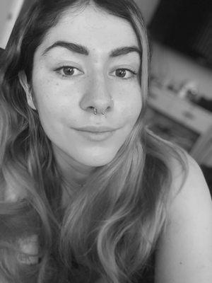 Septum piercing done by Chris.