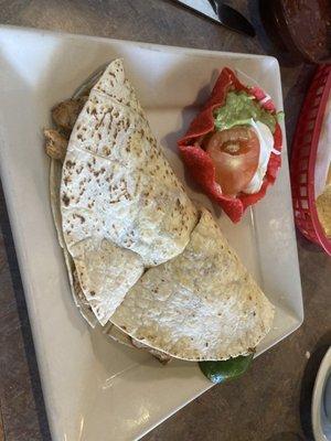 Fajita Quesadilla is to die for!