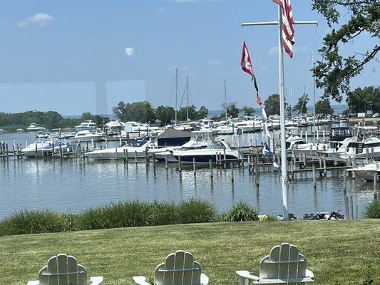 View of marina