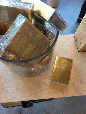 Golden playing cards!