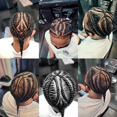 Men's cornrows Maleeat