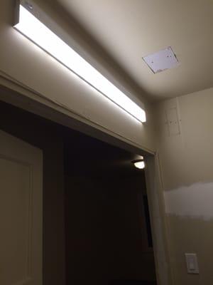 New closet light installed!