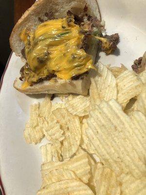 Deluxe cheesesteak