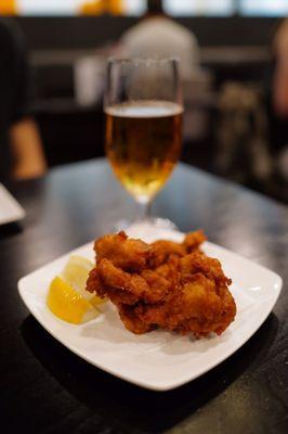 Draft Beer & Kara-age Chicken